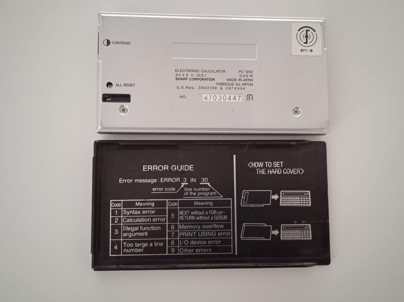 Sharp Taschenrechner: Sharp PC-1260 Pocket Computer mit CE-126P Printer! Top – Gebraucht aus Zollikofen von kom_2ddj 7