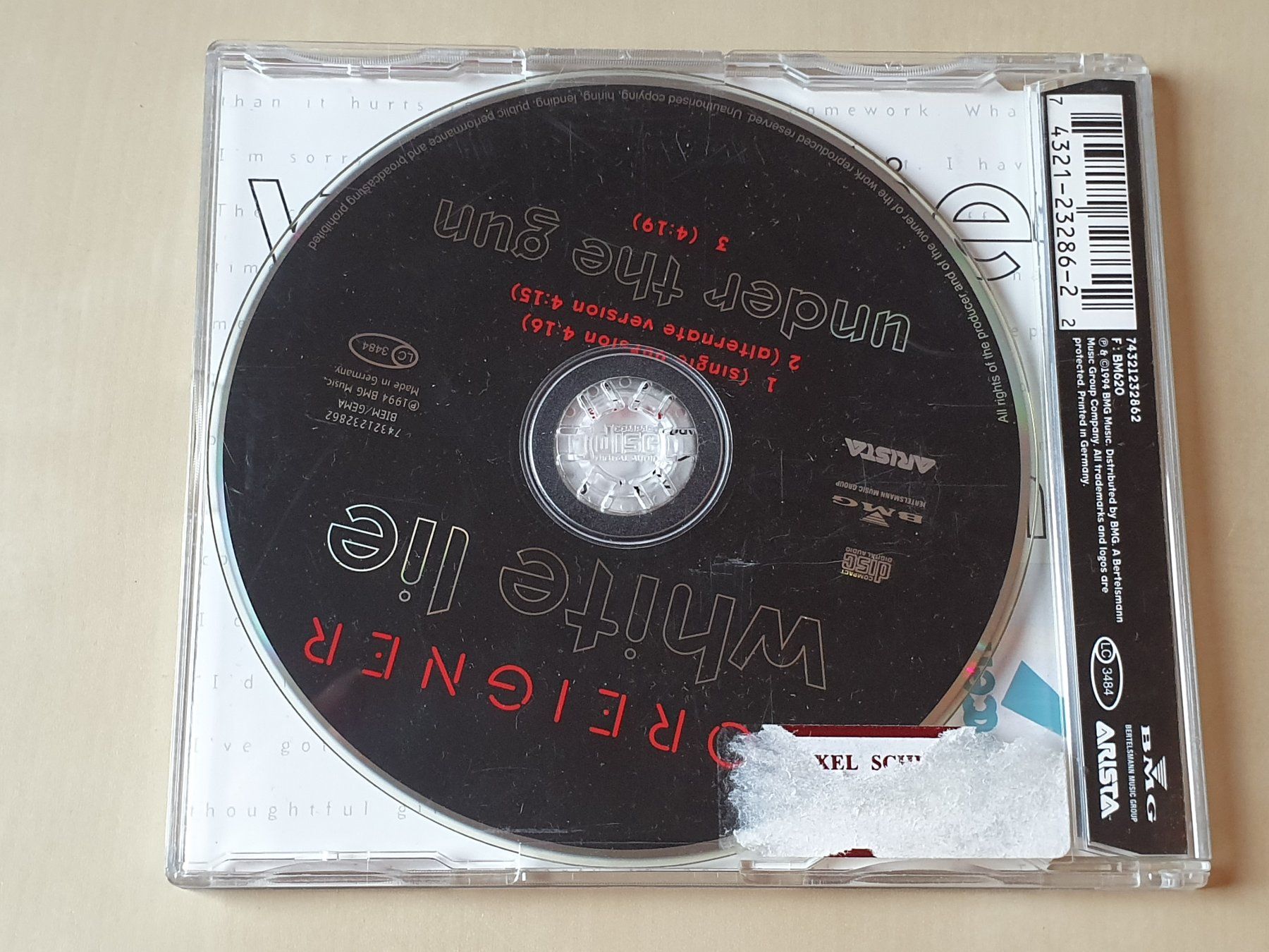 CDs: Foreigner White Lie – D'occasion à Stansstad par collectorsshop 1