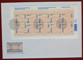 KUNSTBIENNALE VENEDIG 1553 HAUT P. ROSENKRANZ BOGEN FDC 2015
