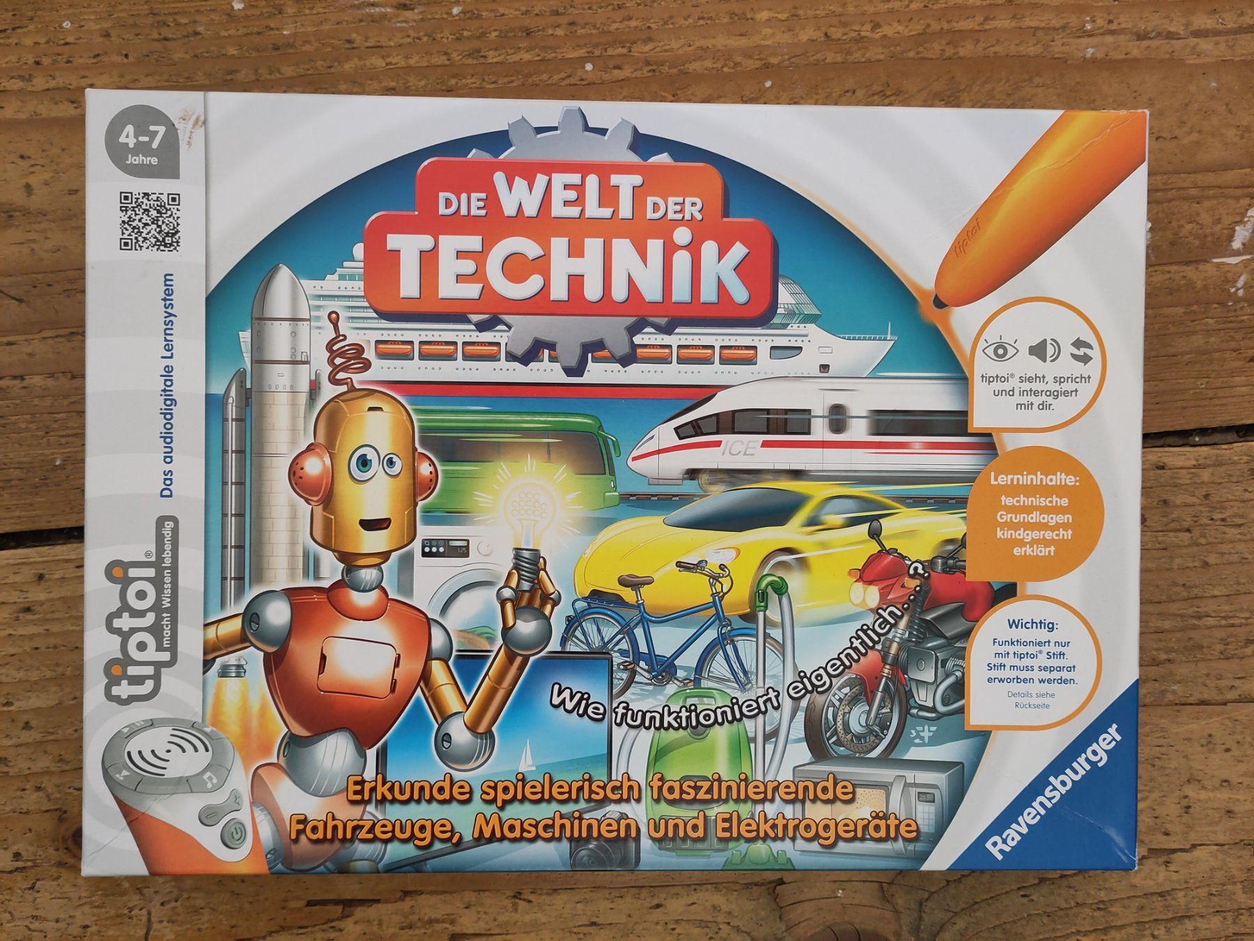 Ravensburger Giochi: Tiptoi Ravensburger Die Welt der Technik – Nuovo e nell'imballaggio originale da Arbon venduto da Flosse19