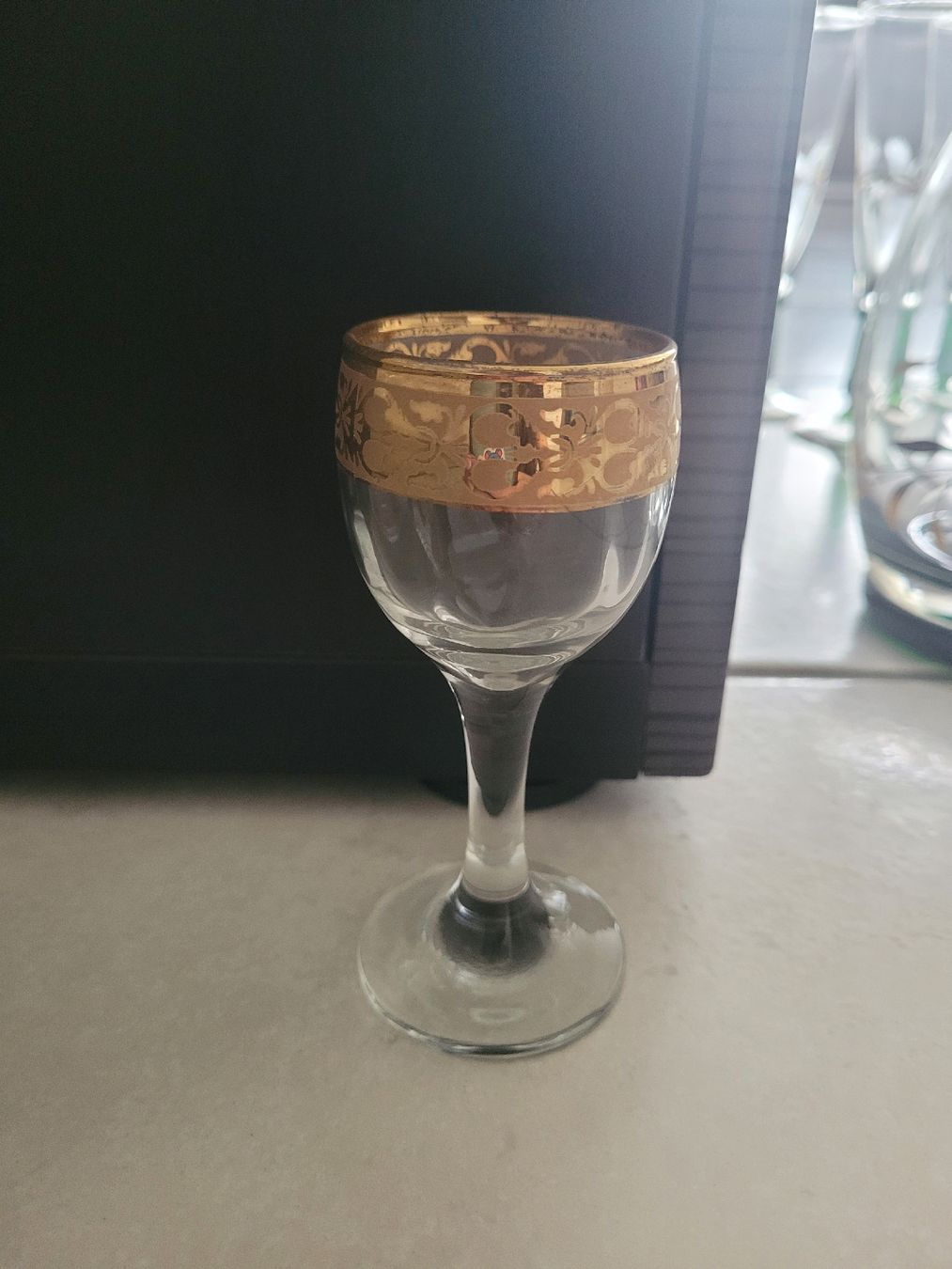 Bicchieri: Goldrand-Gläser - Set  – Usato da Olten venduto da alv_8xlq 4
