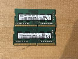 2× SK hynix 4GB DDR4-2400 SO-DIMM