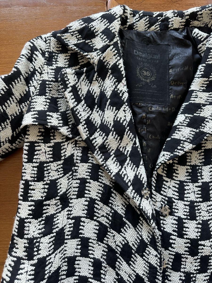 Desigual Cappotti: Desigual Pepita Mantel – Usato da Basel venduto da Muggalina 2
