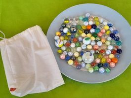 Lot Glasmurmeln - Chlüre - Glugger - Glssmarbles