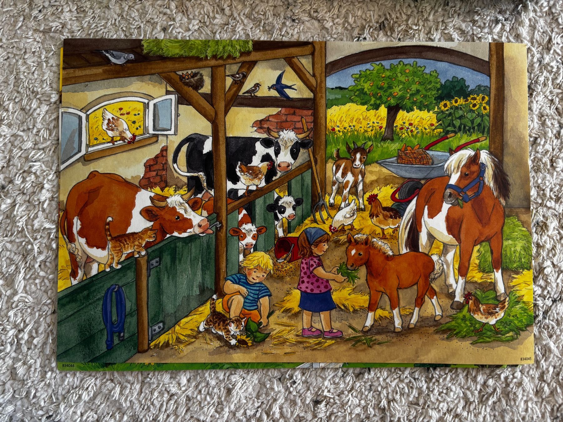 Ravensburger Puzzle: Ravensburger Puzzle - Farm - 2x24 PCS – Usato da Cully venduto da Maar_K 2