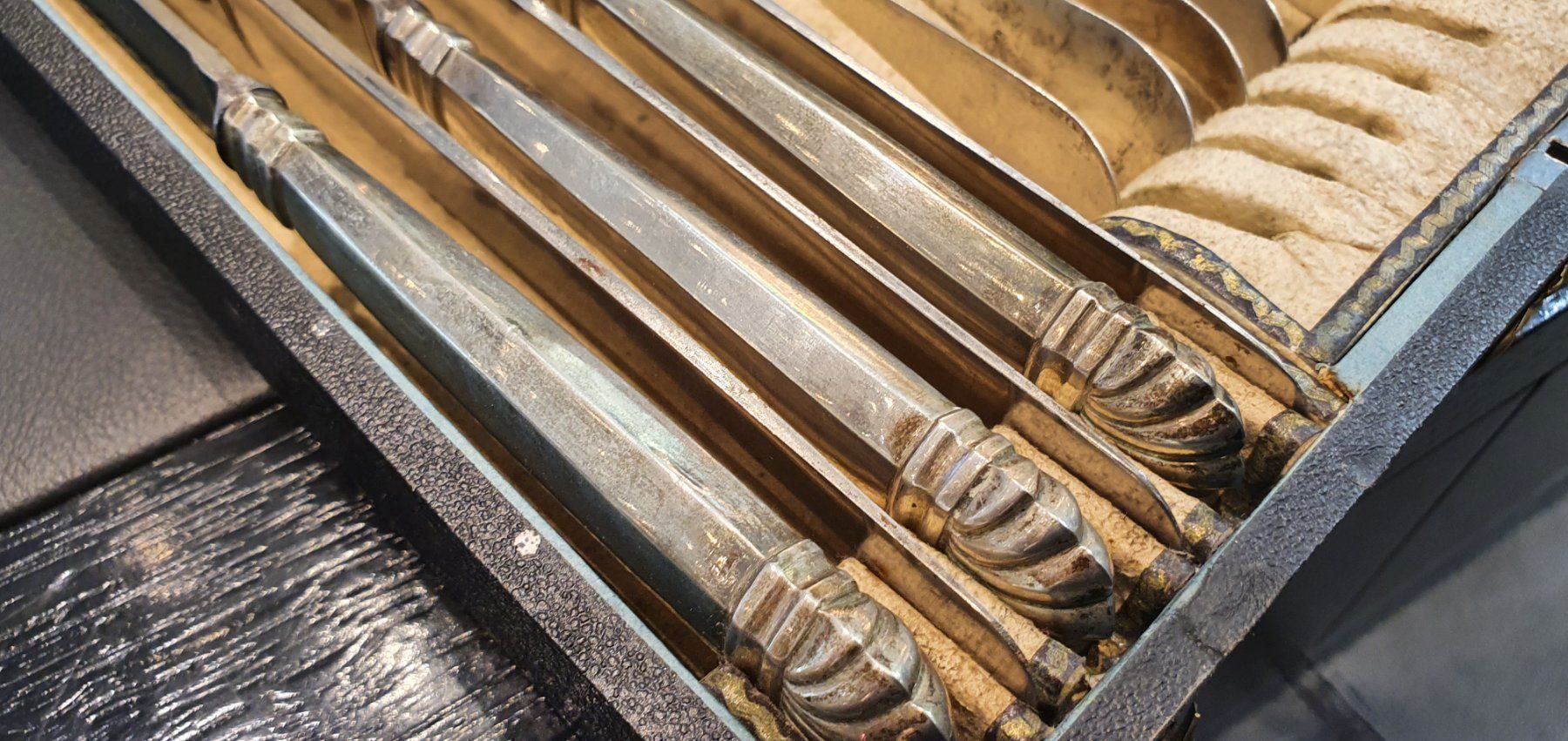 Couverts: Service aus 800 Silber Besteck mit Box – D'occasion à Unterägeri par Altgoldschmuck 9