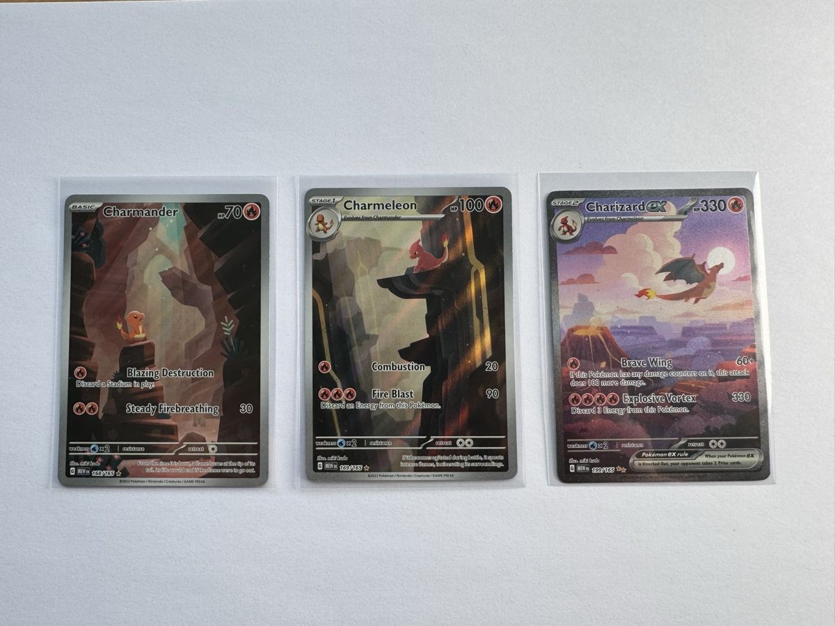 Pokémon Carte collezionabili: Charizard EX MEW EN 151 SV03 complete evolution – Nuovo (secondo la descrizione) da Moutier venduto da CaatSerra 5