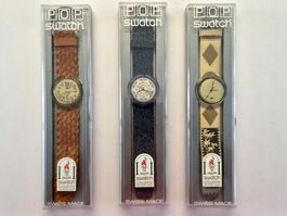 3 POP Swatch Uhren