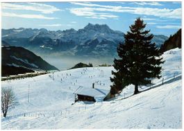 Leysin - Plan Praz mit Dents du Midi