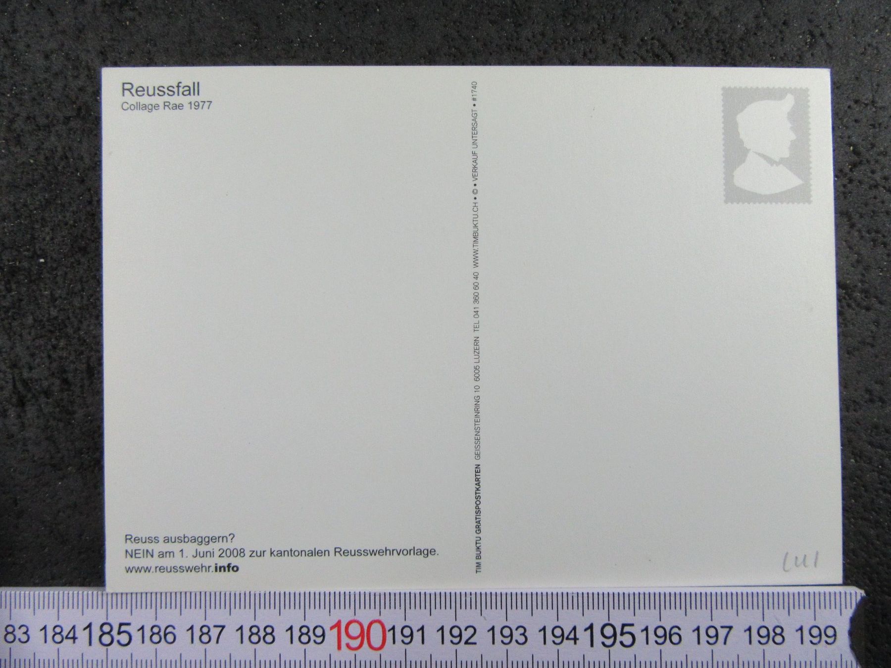 Cartoline postali: LUZERN REUSSFALL LU AK – Usato da Ettingen venduto da Hausi4711 1