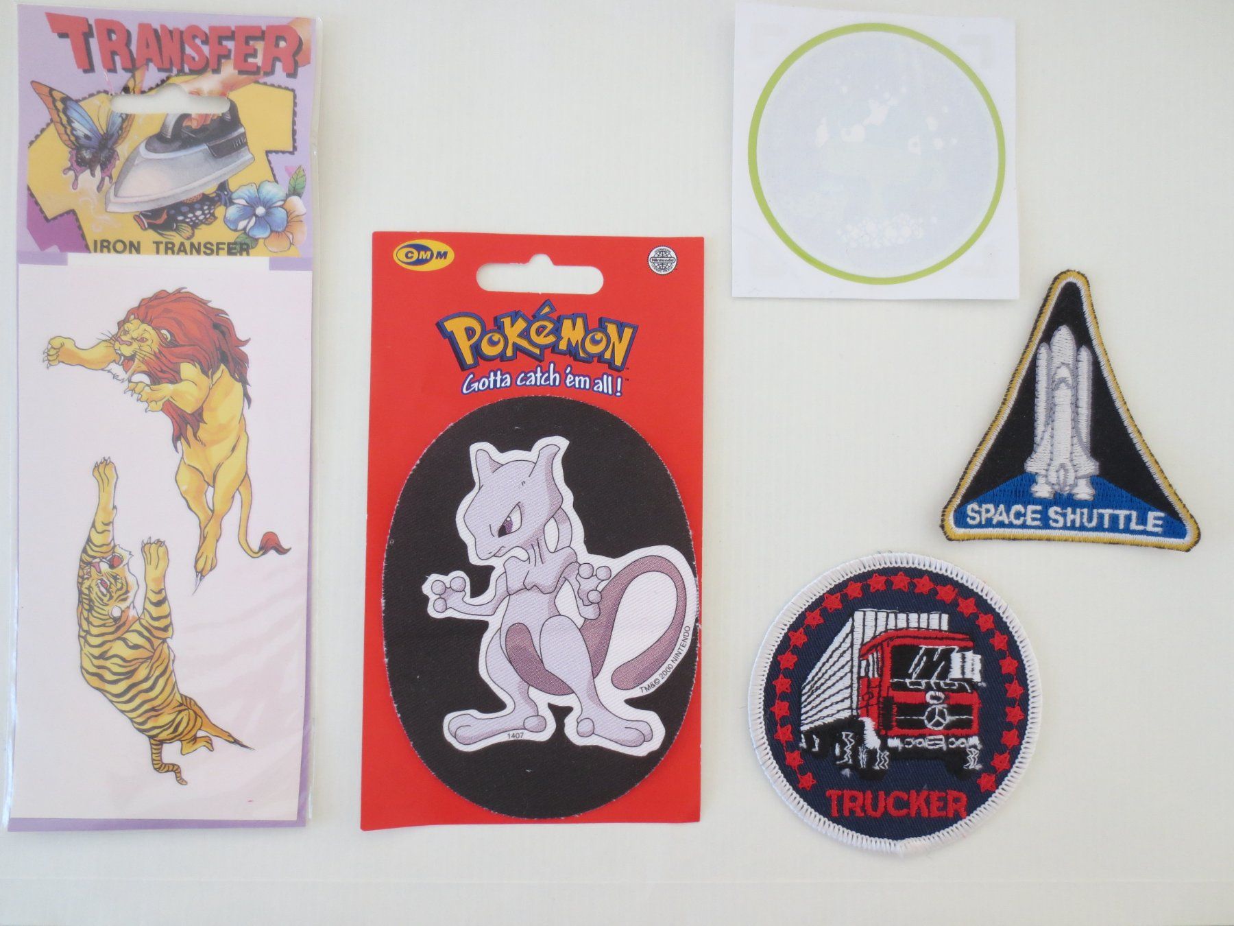 Pokémon Patches: 5 Stück Aufbügelbilder – Gebraucht aus Aeugst am Albis von murmeli2
