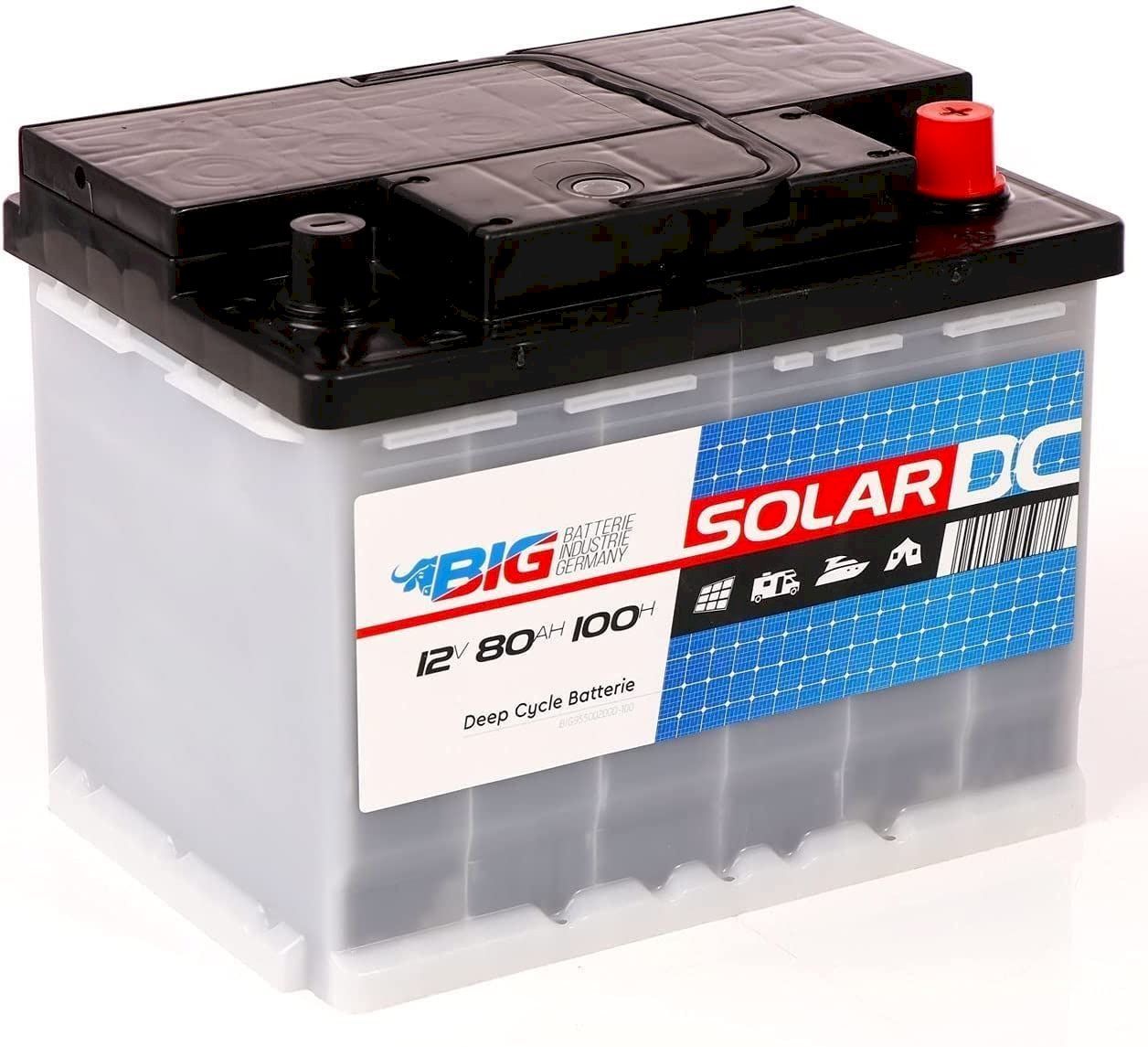 Dispositivi a energia solare: BIG Solar-Power DC 12V 80Ah C100 – Nuovo e nell'imballaggio originale da Bottighofen venduto da zaap 1