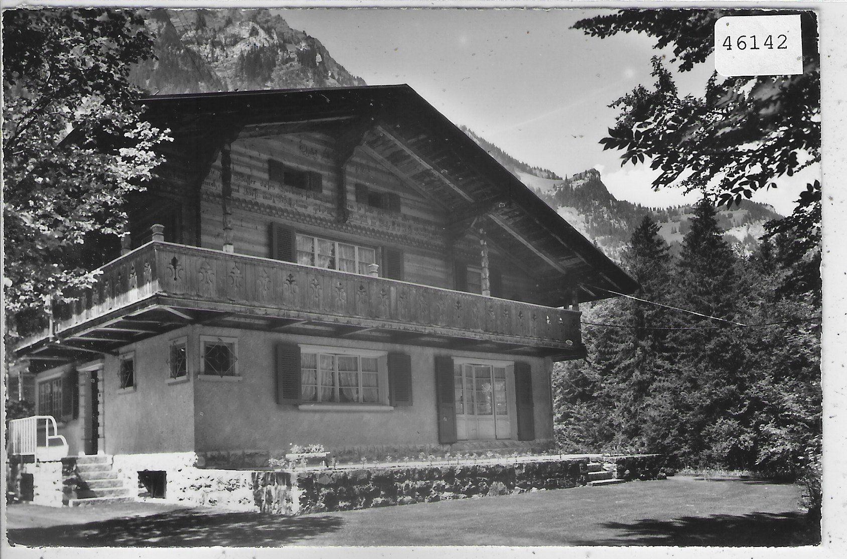 Cartoline postali: Chalet Riegelsee - Kandergrund - Photo: E. Gyger – Usato da Ettingen venduto da Kartenplanet
