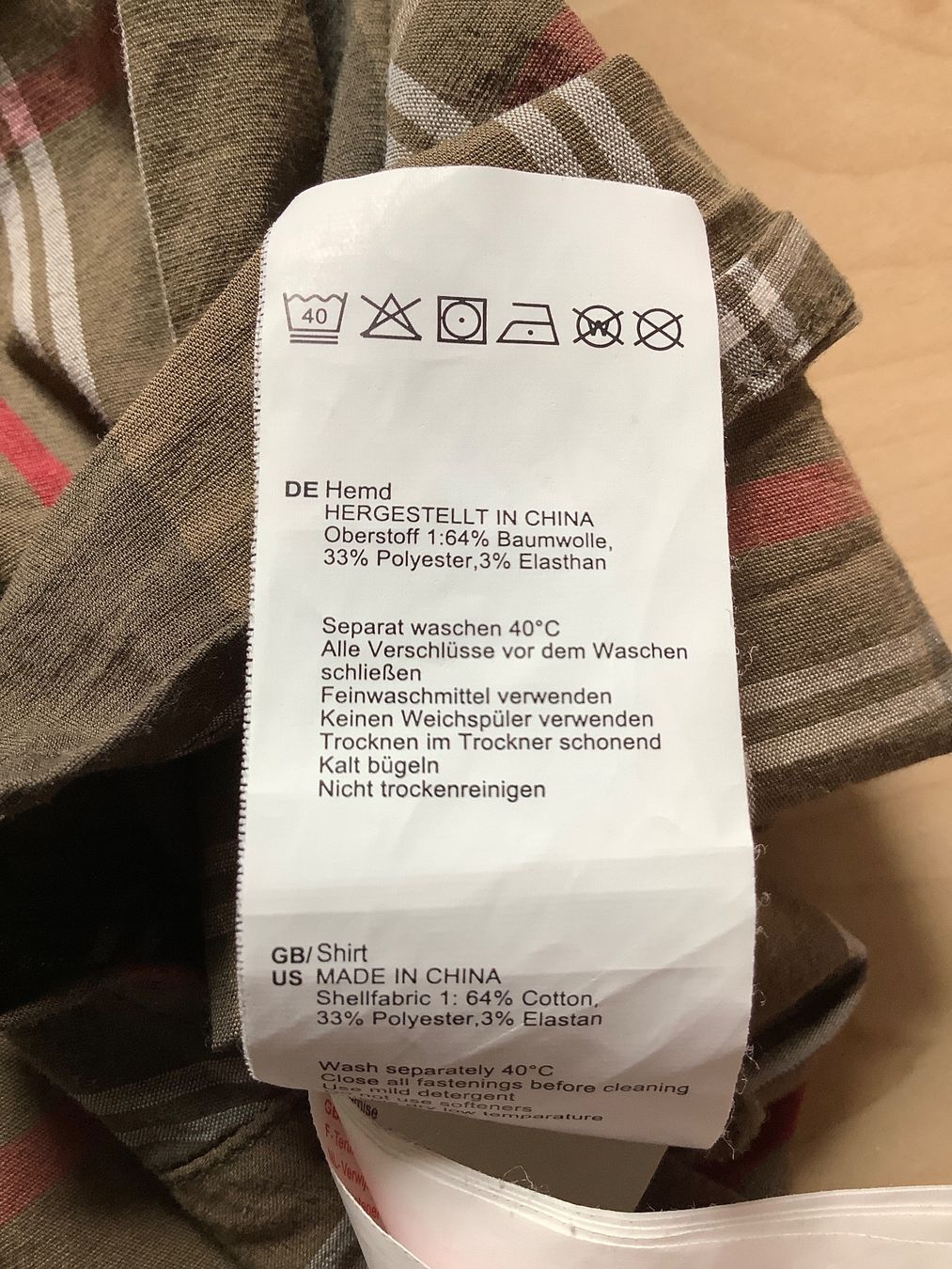 Camicie: Trekking Outdoor Wander Hemd Herren Grösse M – Nuovo (secondo la descrizione) da Zürich venduto da Verde21 4