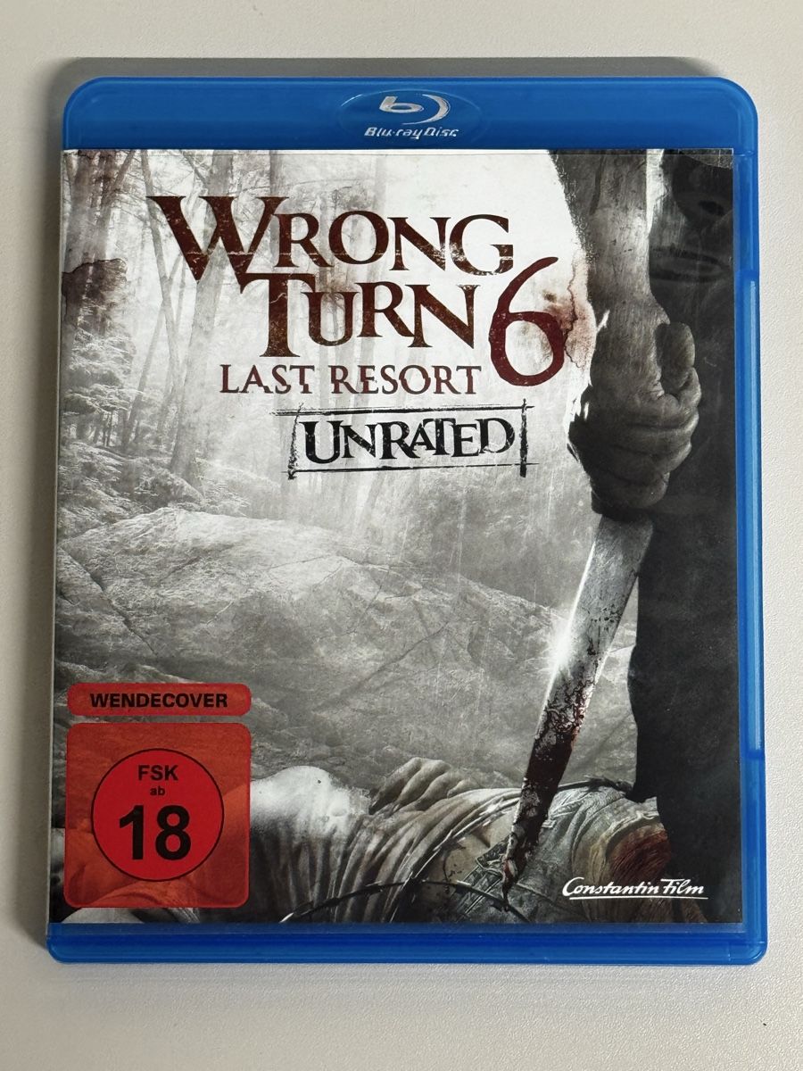 Tous les DVDs: Wrong Turn 6 Last Resort Unrated Blu-ray dt.fassung – D'occasion à Zürich par Nobs1