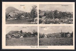 Zwieselberg, Kreuzgasse, Käserei, Glüt