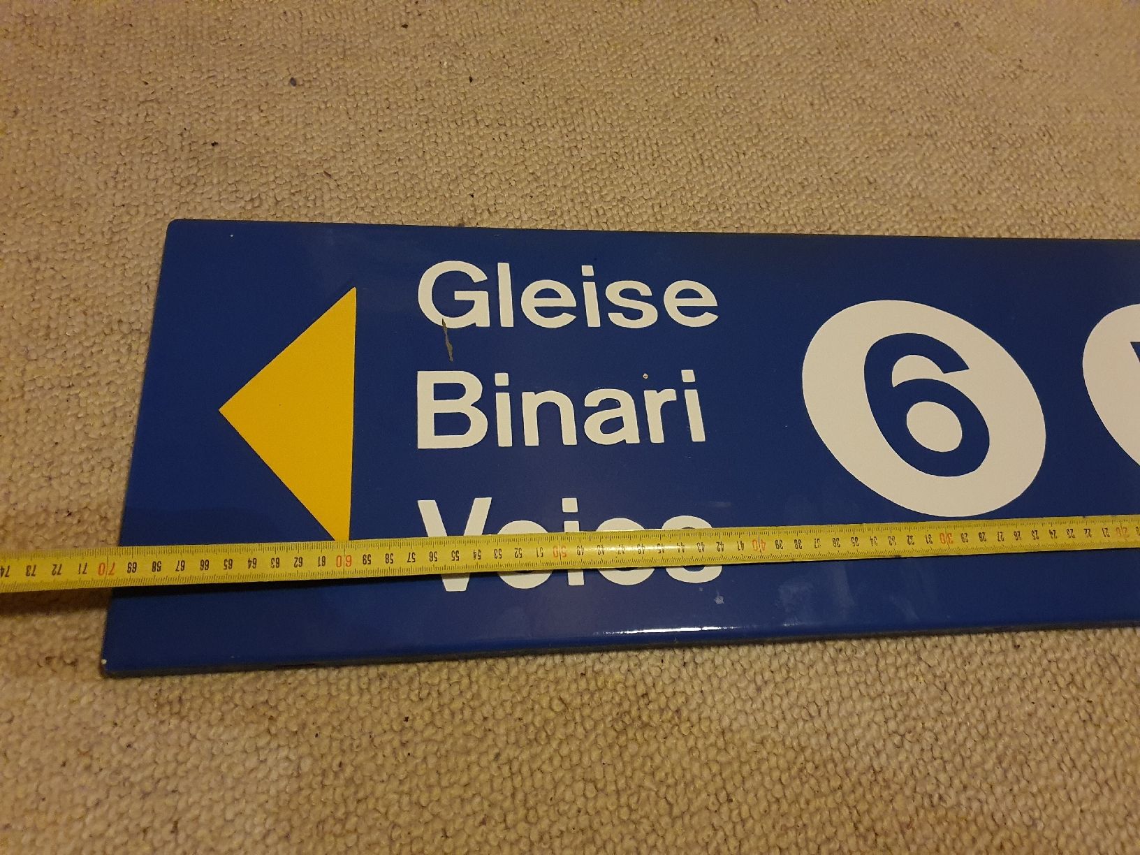 SBB/CFF/FFS Insegne: Plaque émail CFF – Usato da Lavey-Village venduto da Lofoten93 1