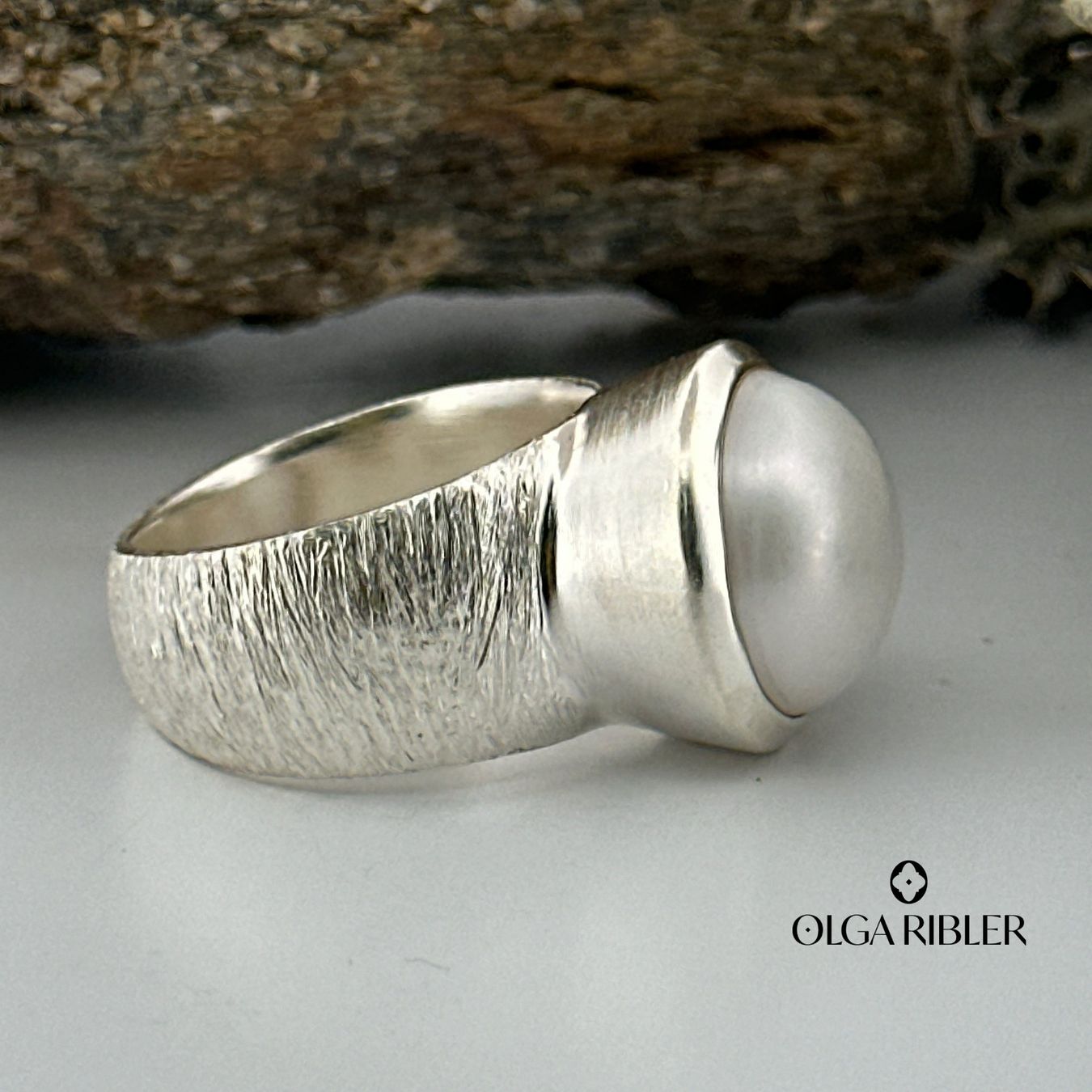 Olga Ribler Anelli: Silber Ring 925 mit Perle Grösse 59 – Nuovo (secondo la descrizione) da Luzern venduto da Schmuckoutlet 4