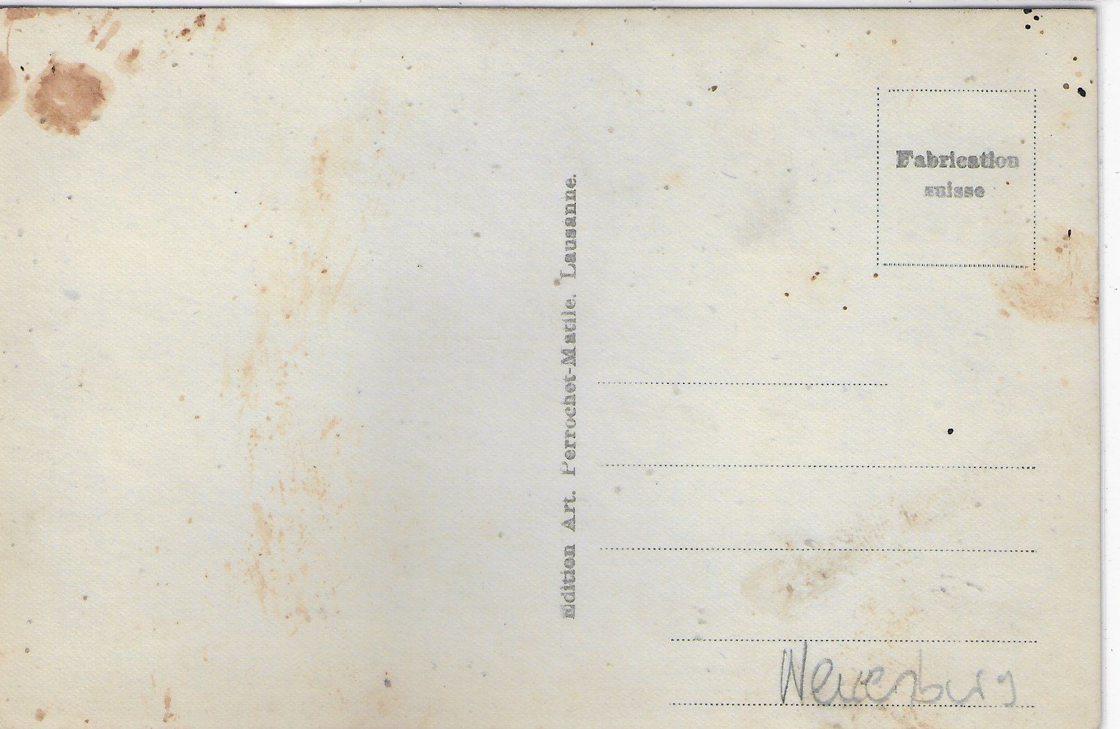 Cartoline postali: Le Locle - Vue generale depuis Le Prevoux – Usato da Ettingen venduto da Kartenplanet 1
