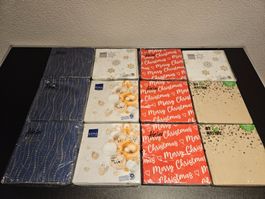 Neu - Servietten - Weihnachten - 12 Packungen - 33cm x 33cm