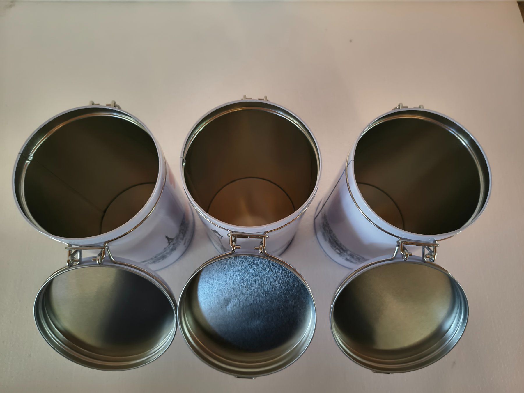 Behälter & Ähnliches: Dose mit Bügelverschluss 3 Stück – Neu (gemäss Beschreibung) aus Rothrist von GIWALD 4