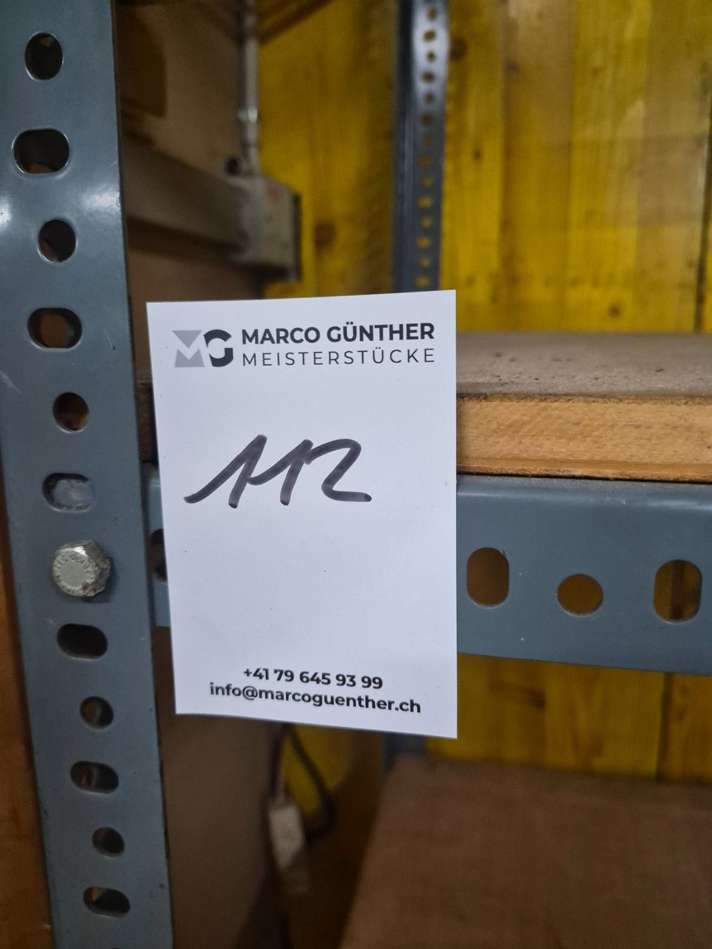 Regale: 112 Lagerregal – Gebraucht aus Derendingen von Meisterstuecke 3