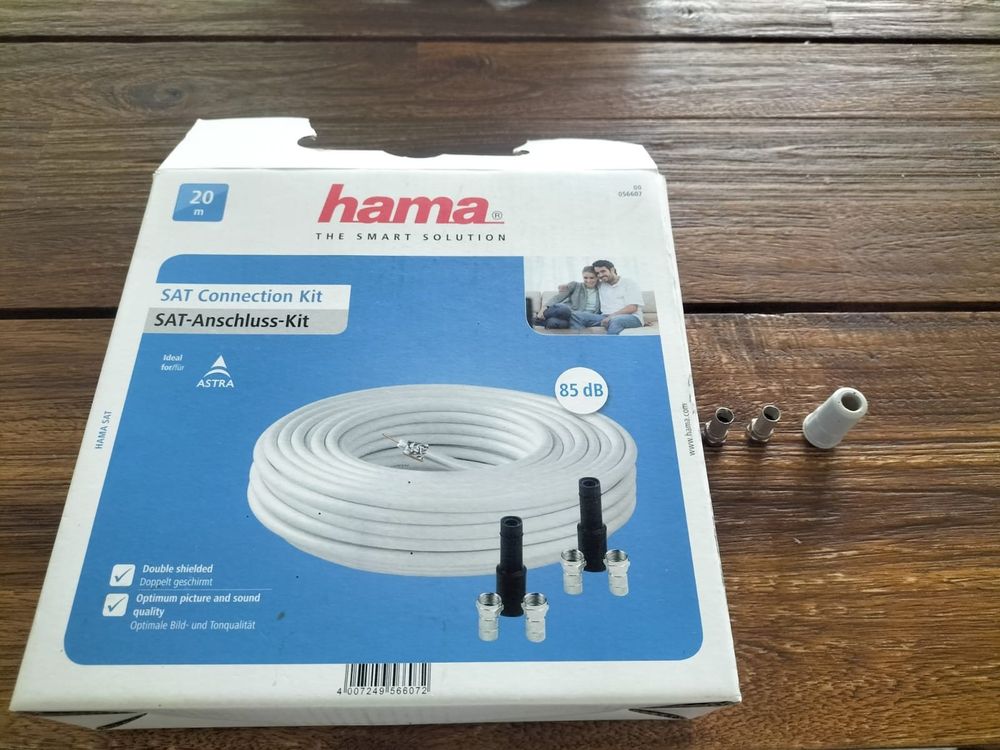 HAMA SAT Anschluss Kit 20m - Koaxialkabel (Gebraucht) in für CHF 5 ...