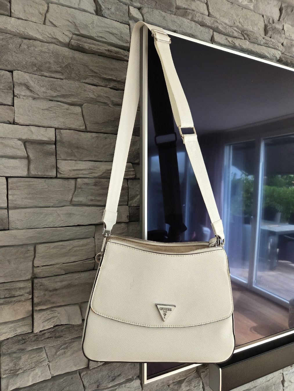 Guess Borse da donna: Guess Tasche weiss – Nuovo (secondo la descrizione) da Rothenburg venduto da Vbrische 1