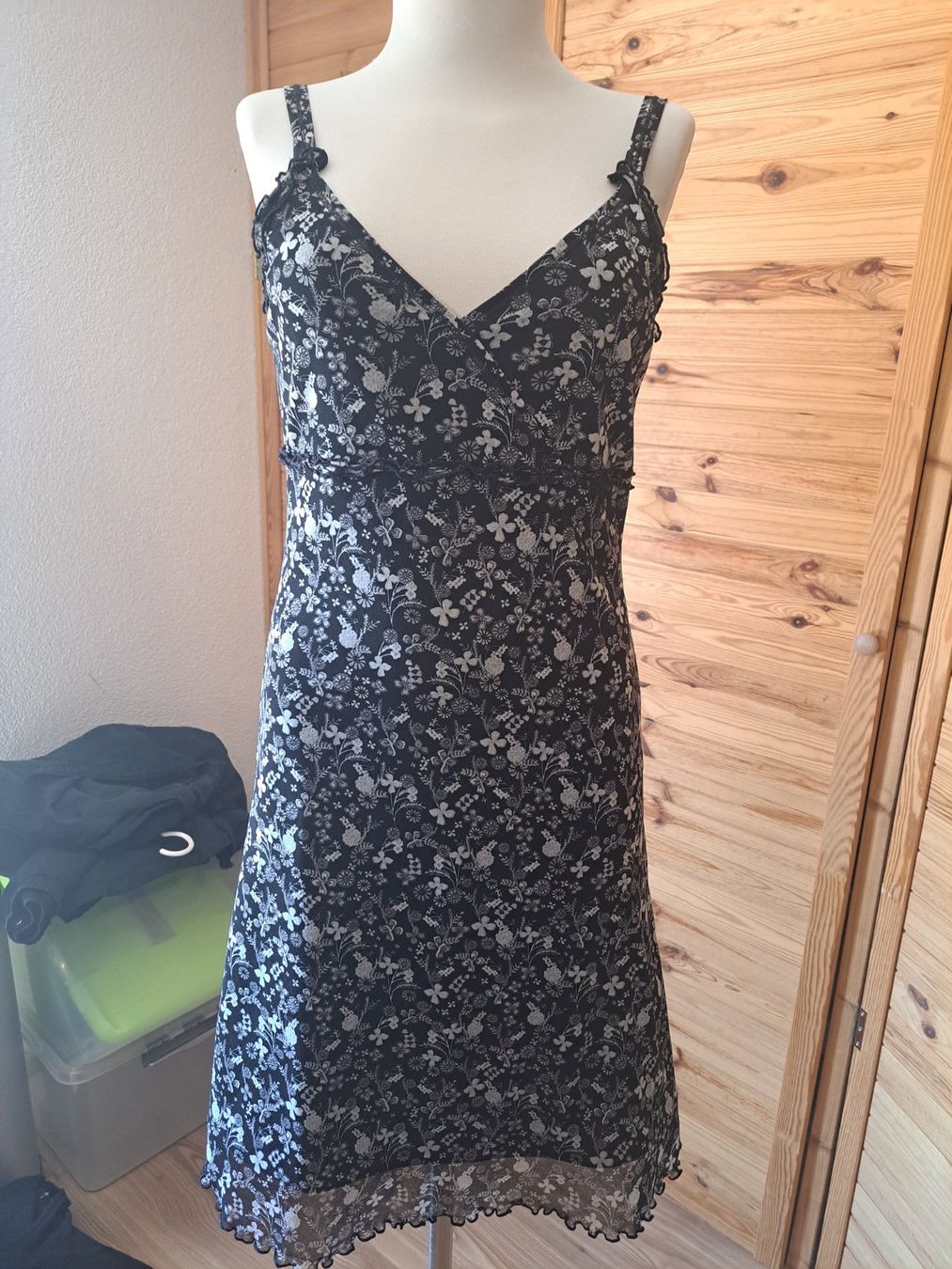 S.Oliver Vestiti: Sommerkleid S.Oliver, gr.S, schwarz/grau – Usato da Rafz venduto da MuriFinn