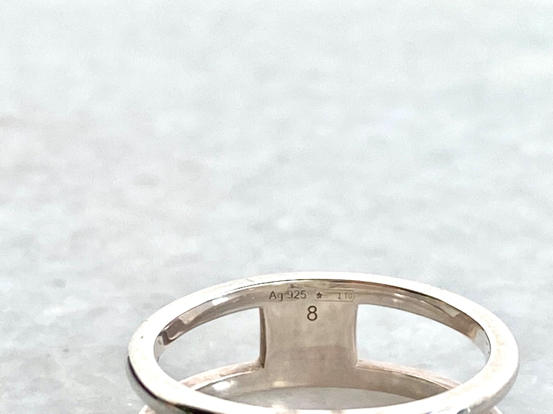 Gucci Anelli: GUCCI Ring 925 Silber Interlocking G Open Band – Usato da Kriens venduto da hannaandkiko 5