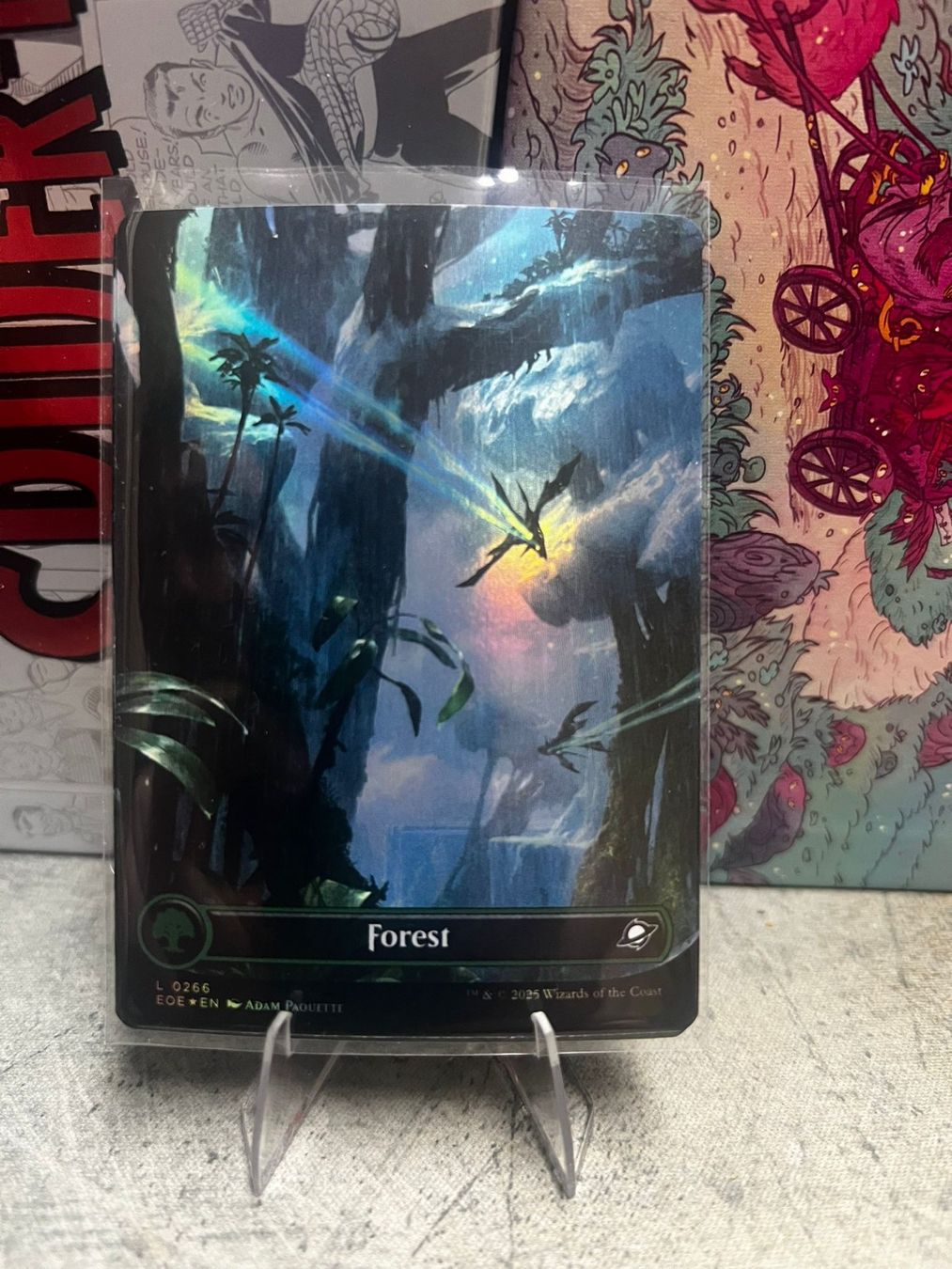 Magic The Gathering Carte collezionabili: Forest Foil – Nuovo (secondo la descrizione) da Wilen b. Wollerau venduto da GarruksShop