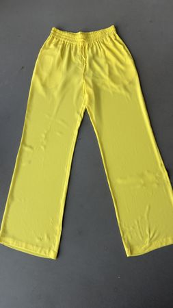 Damen Seide Hose Silk Pants Gr. 38 S-M Mourjjan Seide