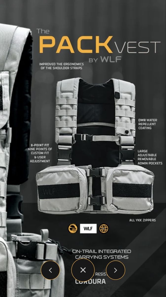Zaini: WLF Enduro Pack Vest / Weste  – Nuovo (secondo la descrizione) da schlieren venduto da ali_jx6h 3