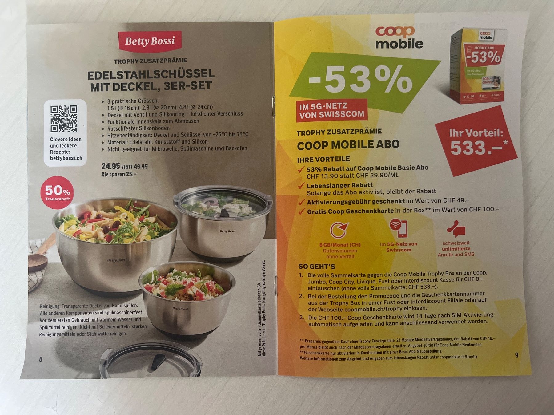 Coop Raccolte di bollini & punti: 20 Marken Coop Trophy – Nuovo e nell'imballaggio originale da Basel venduto da friceberg2 4