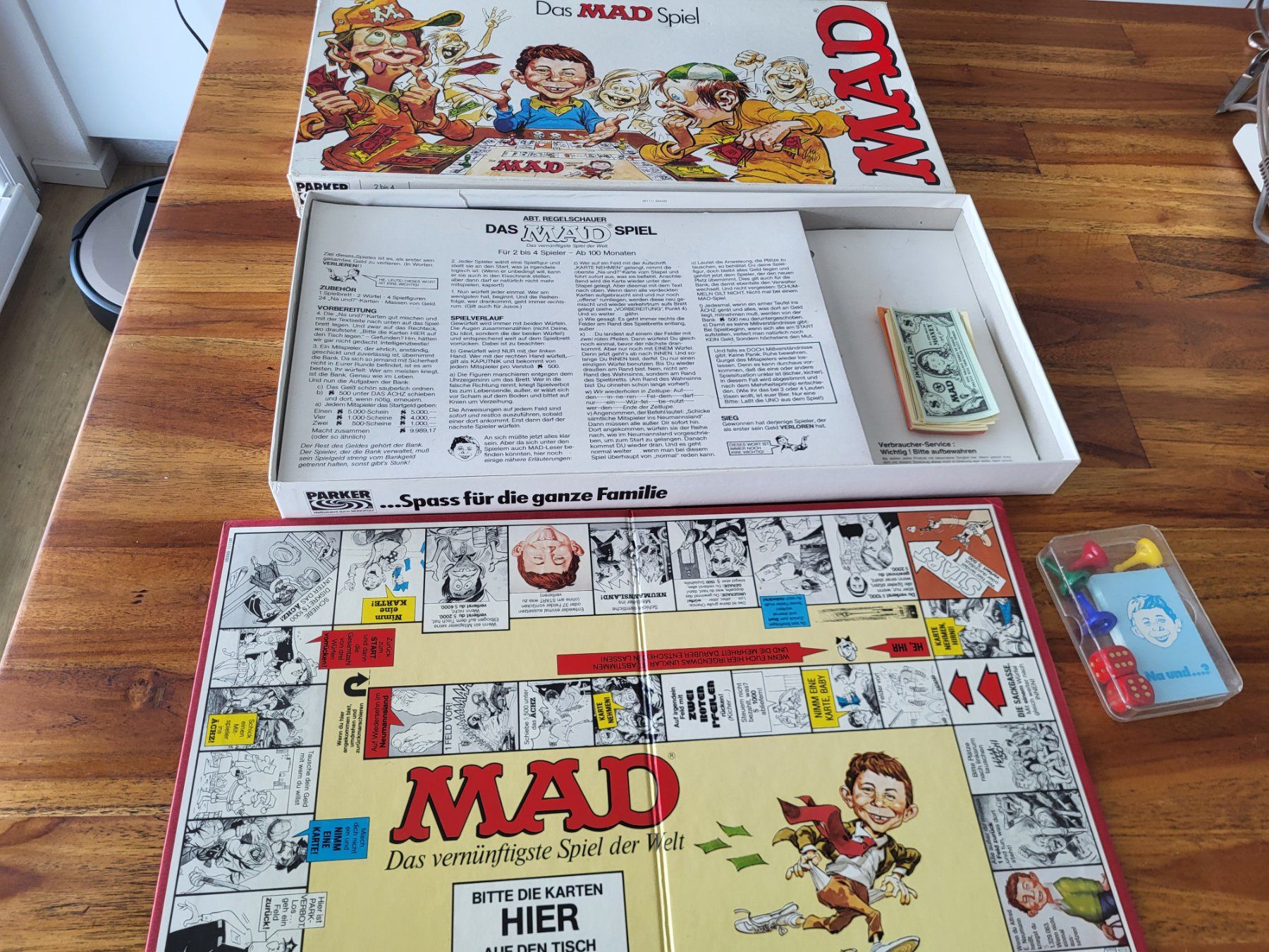 Jeux: Brettspiel MAD von  Parker 1982 – D'occasion à Niederhelfenschwil par Bruce019 2