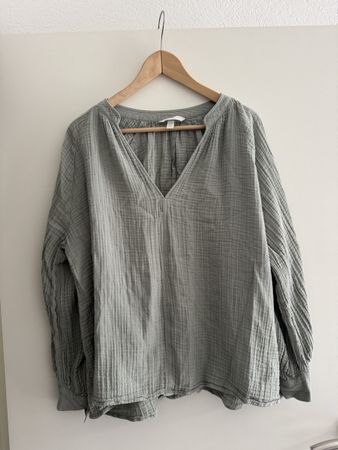 H&M Chemisier ample vert