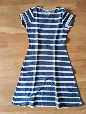 edc by ESPRIT hübsches Kleid blau-weiss gestreift Grösse S