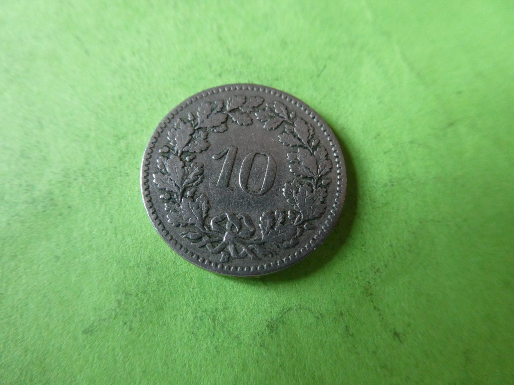 Tutti le monete: Schweiz 1903, 10 Rappen – Usato da Hinterforst venduto da Rohusri 1