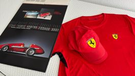 Ferrari Kalender 1991 - T-Shirt und Cap Ferrari