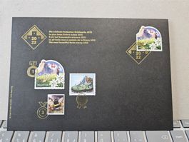 Limitierter Sonderbrief schönste Briefmarke der Schweiz 2022
