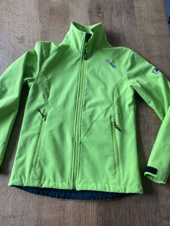 SHERPA JACKE GR.XS/164/176 Women Wandern Softshell hellgrün