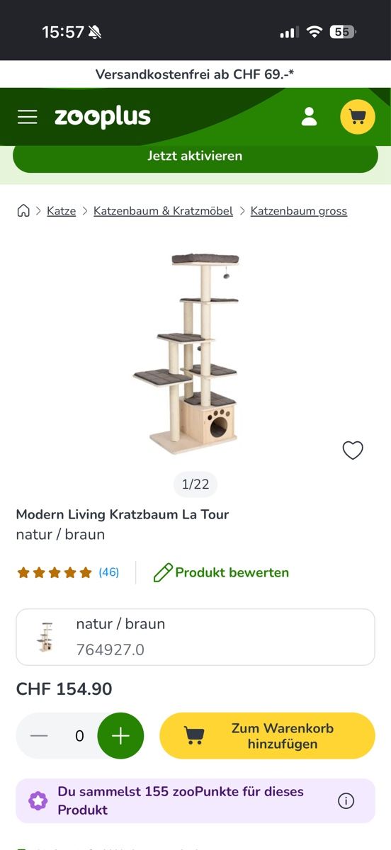 Arbres à chats: Kratzbaum La Tour – D'occasion à Kloten par lau_j5tk 1