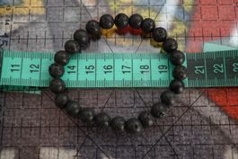 Lava Schwarz  Armband  6mm   Schmuck  Topstone