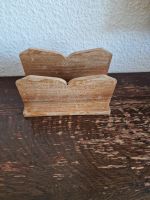 Holz Serviettenständer Vintage Shabby Chic Tischdeko!