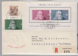 Bloc IMABA 1948 FDC