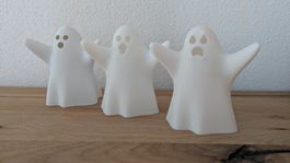 Halloween - 3 Süsse LED Gespenstli / Geister