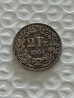 2 Franken 1904  sehr Rar