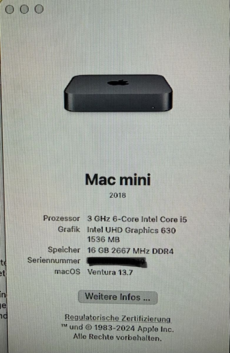 Apple PCs: Apple Mac Mini 2018 Intel Core i5 16GB RAM – Gebraucht aus Visp von JerYG 3