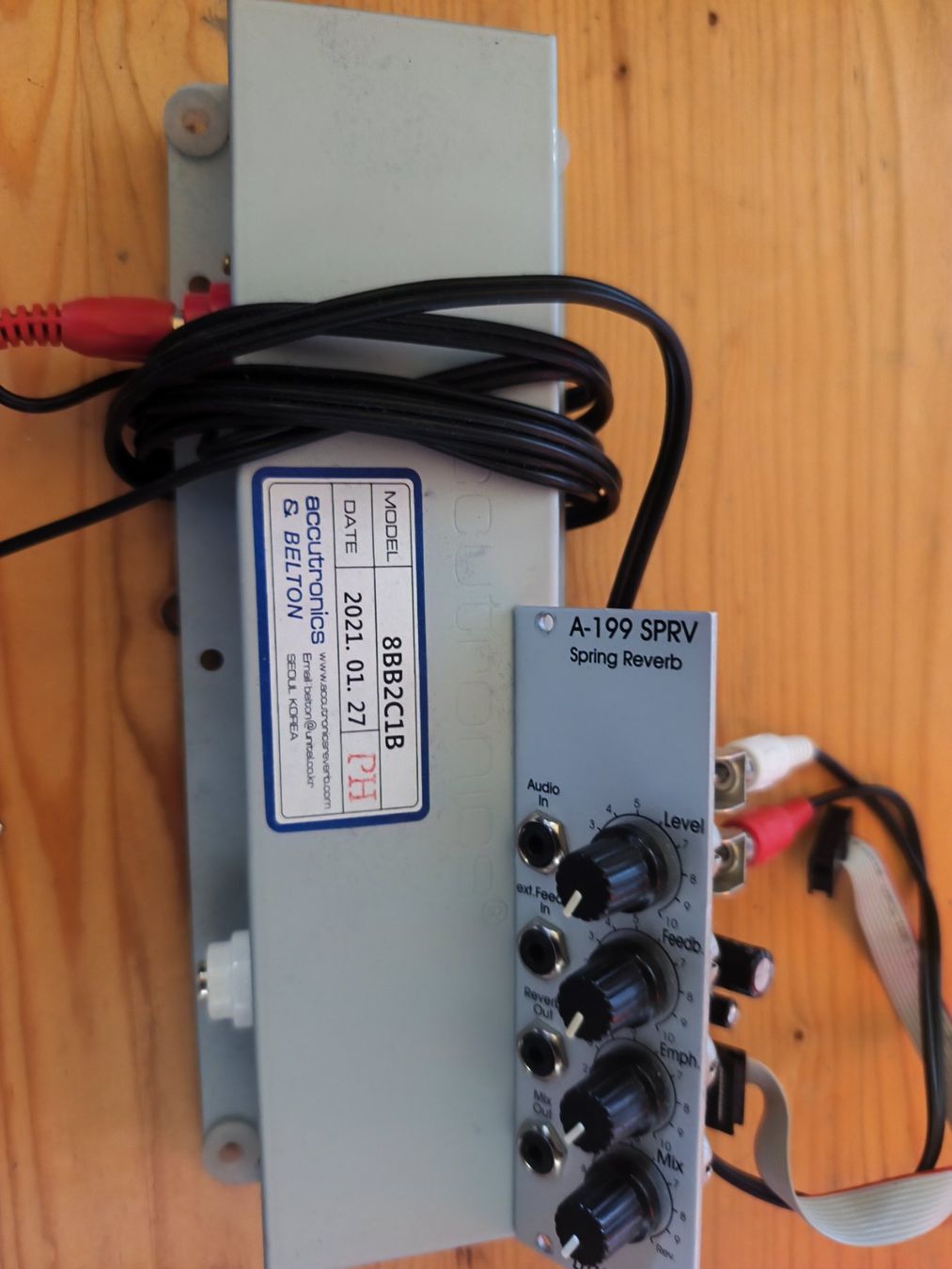 Instruments de musique: Doepfer A-199 Spring Reverb Modul mit Federtank – D'occasion à Huttwil par MrsCreed 1
