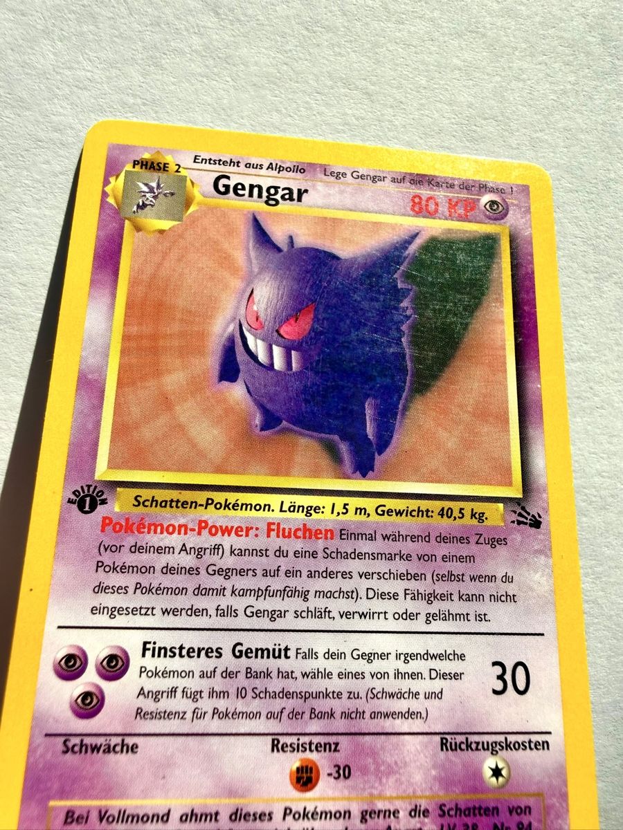 Pokémon Cartes à collectionner: Pokémon Gengar / DE – D'occasion à Läufelfingen par Seraphim13 1